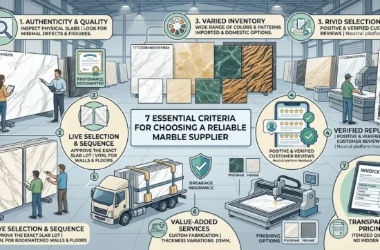 7 Things to Look for When Selecting a Reliable Marble Supplier