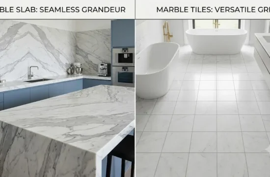 Marble Slabs vs. Marble Tiles Which Is Better for Modern Homes